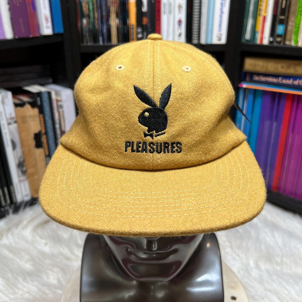 PLEASURES X PLAYBOY MENS HAT MUSTARD